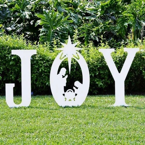 Joy Nativity outdoor Joy nativity