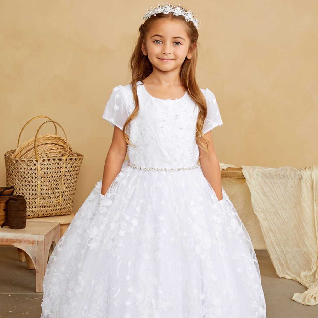 Little girl first communion dresses outlet